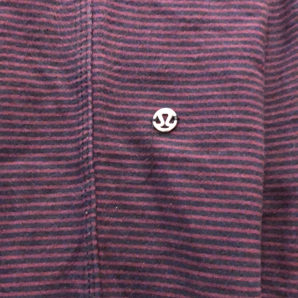 Lululemon Purple Striped Joggers